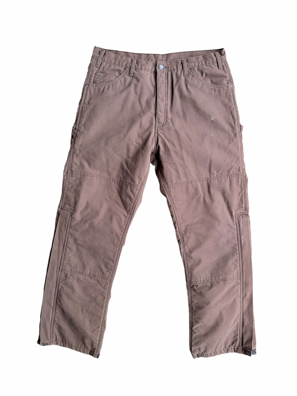 Berne Mens Highland Washed Duck Insulated Cargo-Style Work Pants